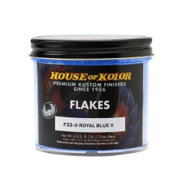 House of Kolor F22II-C01 F Series Dry Flake, Royal Blue II, 1/128th Rectang