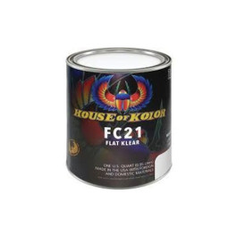 House of Kolor FC21-Q01 Urethane Flat Klear, Low VOC Flat Clearcoat, 1 Quar