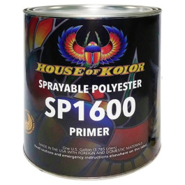 House of Kolor SP1600 Sprayable Polyester Primer, Low VOC, High Build Primer Surfacer