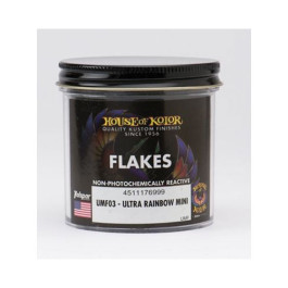 House of Kolor UMF03-B01 UMF Series Ultra Rainbo Mini Dry Flake, 1/256th Sq
