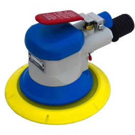 Hutchins 3950 6" Lightweight Random Orbital Air Sander with Vacuum Assist, Composite Housing, 10000 RPM