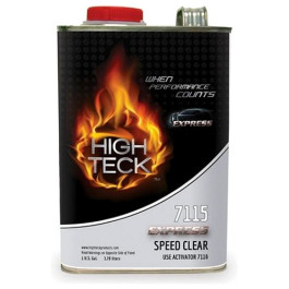 High Teck 7115-1 Express Speed Clear, 1 Gallon, Clear, 4:1 Mix Ratio, 4.5 l