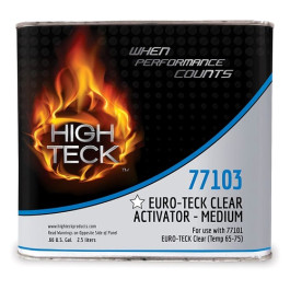High Teck 77103-25 Euro-Teck Clear Activator, Medium, 2.5 Liter