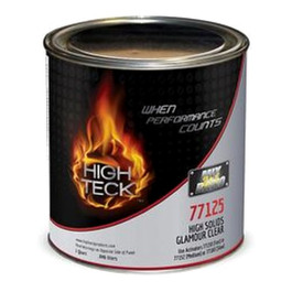 High Teck 77125-4 High Solids Glamour Clear, Clear Liquid, 1 Quart, 4.2 VOC