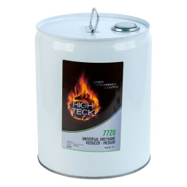 High Teck 7720-5 Medium Urethane Reducer, Clear Liquid, 5 Gallon