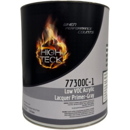 High Teck 77300C-1 Low VOC High Solids Acrylic Lacquer Primer, Gray, 1 Gall