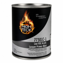 High Teck 77301C-1 Low VOC High Solids Acrylic Lacquer Primer, Black, 1 Gal