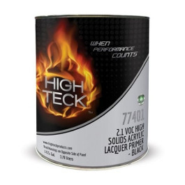 High Teck 77401-1 High Solids Acrylic Lacquer Primer, Black, 1 Gallon, 2.1