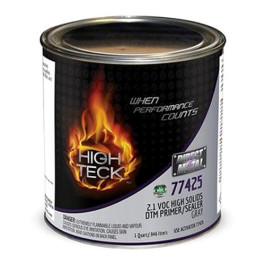 High Teck 77425-4 2.1 VOC High Solids DTM Primer/Sealer, Gray, 1 Quart, 4:1