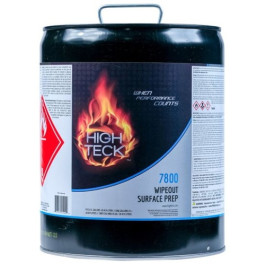 High Teck 7800-5 Wipeout Surface Prep Wax and Grease Remover, 5 Gallon Drum