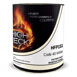 High Teck HFP151-1 Series HFP National Rule Urethane Basecoat, White GM WA-