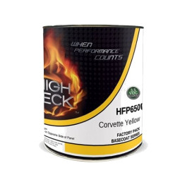 High Teck HFP650C-1 Series HFP Low VOC Urethane Basecoat, Corvette Yellow G
