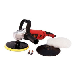 High Teck T200 Electric Polisher Kit, 7" Diameter, 1000 to 3000 RPM