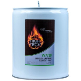 High Teck W7710-5 Fast Urethane Reducer, 5 Gallon, Clear Liquid, National R