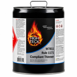High Teck W7811-5 Rule 1171 Compliant Thinner, 5 Gallon, Extremely Low VOC,