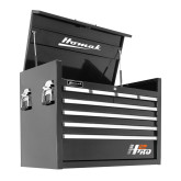 Homak 02036081 36″ H2PRO Top Chest Toolbox, 36-Inch 8-Drawer, Black
