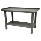 Homak GW00550150 59 Inch Heavy Duty Steel Workbench with Bottom Shelf