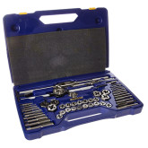 IRWIN Hanson 26394 Tap & Hex Die Set, Metric M3-M18 with BSP, High-Carbon Steel, 53-Pieces