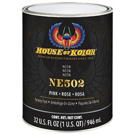House of Kolor NE502-Q01 Shimrin NE Neon Basecoat, Pink, 1 Quart Can