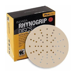 Indasa 1066-320 Rhynogrip Plus Line Ultravent Hook and Loop Sanding Disc, 6