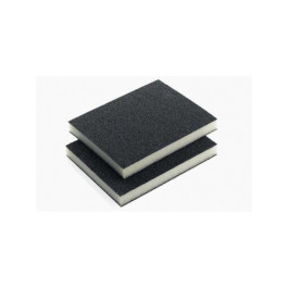 Indasa 595107 Rhyno Double-Sided Sponge Sanding Pad, 5" x 4" x 1/2", Fine,