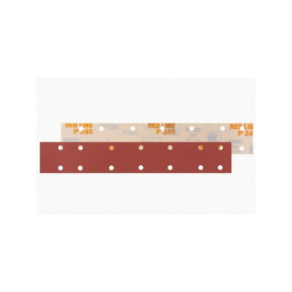 Indasa USA 950-320 Rhynogrip Red Line Hook and Loop File Board Strip, 2-3/4