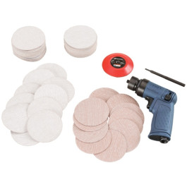 Ingersoll Rand 3128KA Mini Air Random Orbital Sander Kit, 3" Hook and Loop