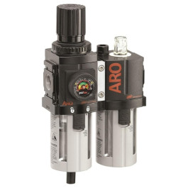 Ingersoll Rand C38231-600 FRL Combination Unit, 3/8 Inch, 1500 Series, 71 SCFM, Manual Drain