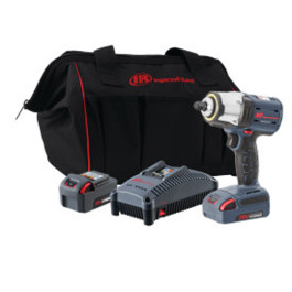 Ingersoll Rand W5133-K22 3/8" 20V Impact Wrench Kit, 550 ft-lbs Max Torque, 2 Batteries