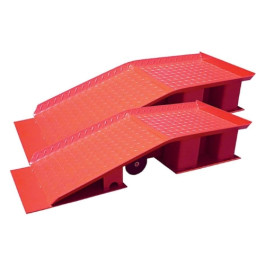 AFF 3420ASD Wide-Stance Steel Truck Ramps, 20-Ton Capacity, Pair