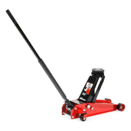 AFF 350SS Double-Pumper Steel Floor Jack, 3.5-Ton Capacity, Low Profile