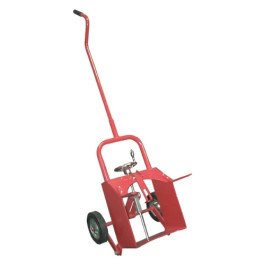 AFF 3595A Steel Brake Drum Handler, Steel Tubing, Adjustable Brackets, 15-16½-inch Drum Size