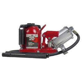 AFF 5621SD Air and Hydraulic Bottle Jack, Heavy-Duty Steel, 20-Ton Capacity, Low Profile 7.01"-12.76"