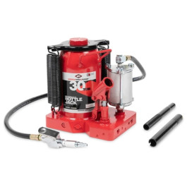 AFF 5630SD Air and Hydraulic Bottle Jack, Heavy Duty Steel, 30 Ton Capacity, 10.94" to 20.59" Lift Range