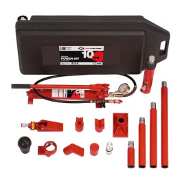 AFF 817SD Body and Frame Repair Kit, Heavy Duty Steel, 10 Ton Capacity, 17 Piece Set
