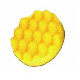 Ingersoll Rand 03F-SFTFM-6 Hook and Loop Waffle Pad, 3", Yellow, Box of 6