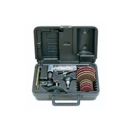 Ingersoll Rand 301B3MK Angle Die Grinder Kit, 1/4 Inch Collet, 3 Inch Surface Conditioning Pads