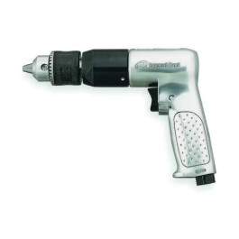 Ingersoll Rand 7803A 1/2 Inch Pistol Grip Air Drill, Keyed Chuck, 500 RPM, 0.5 HP