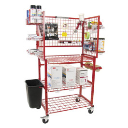 Innovative I-MCPC Mobile Paint Prep Cart, Durable Steel Construction, 1/2" Drive