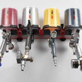 Innovative Tools I-MMSGH-7 Magnetic Multiple Spray Gun Holder, Holds 4 Guns