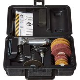Ingersoll Rand 301B3MK Angle Die Grinder Kit, 1/4 Inch Collet, 3 Inch Surface Conditioning Pads