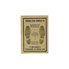 JohnDow PFM-500 Paper Floor Mats, 16" x 22", 500 Mat Box