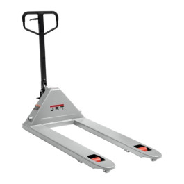 Jet 161009 PT-2748JA Pallet Truck, Steel, 5500 lb Capacity, 27" x 48" Forks