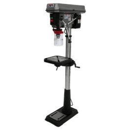 Jet 354400 J-2500 Floor Model Drill Press, Cast Iron, 15 Inch, 16-Speed, 115 Volt