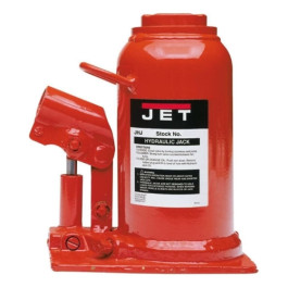 Jet 453323K JHJ-22-1/2L Low Profile Hydraulic Bottle Jack, Steel, 22-1/2 Ton Capacity, 7-1/8" to 12" Height Range