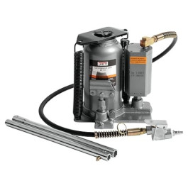 Jet 456620 AHJ-20 Air Hydraulic Bottle Jack, Steel, 20 Ton Capacity, 18-2/3" Maximum Height