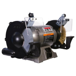 Jet 577128 JBG-8W Bench Grinder, Cast Iron, 1 HP Motor, 8 inch Wheels, 3450 RPM
