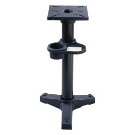 Jet 577172 JPS-2A Pedestal Stand for Bench Grinders, Cast Iron, Stable Wide-Stance Base, Includes Tool Tray and Coolant Tank Platform