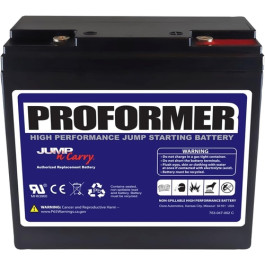 Clore Automotive JNC105 Clore PROFORMER Replacement Battery, for JNC660 and JNCAIR Jump Starters, 1700 Peak Amps, 22 Amp-Hour