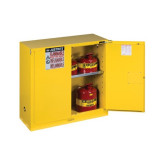 Justrite 893020 Safety Cabinet, 30 gal EX Classic, Yellow